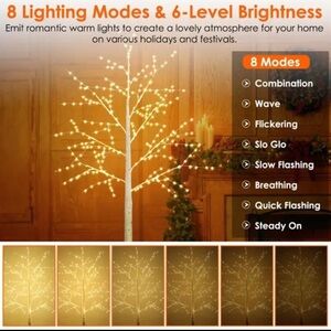 LED Holiday Tree with Warm White Lights